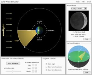 Lunar Phase Simulator