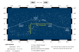 Screenshot of portion of the simulator.