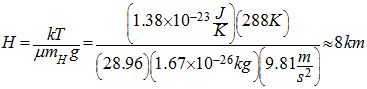 a second definition of scale height