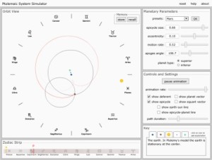 Ptolemaic Model Simulator