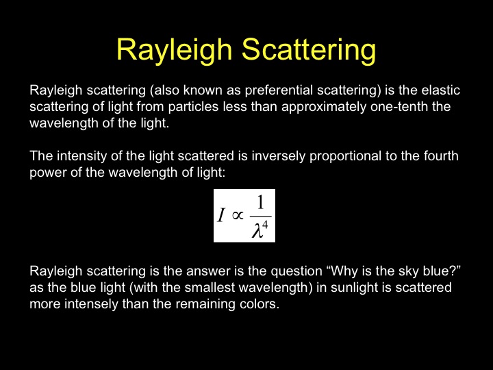 Rayleigh Scattering