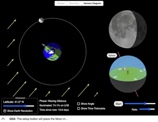 Moon Phases Simulator